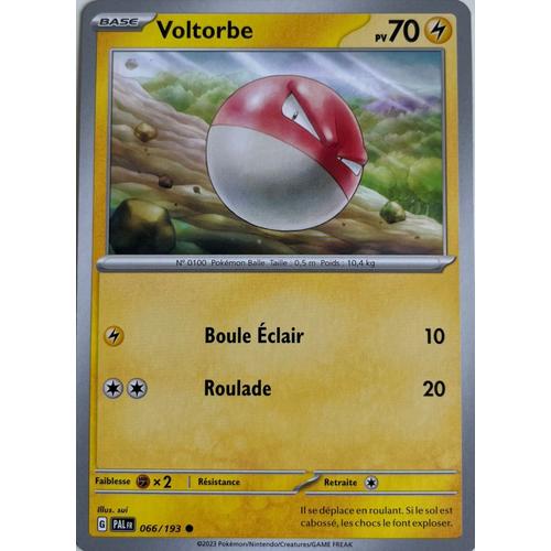 Carte Pokémon - Voltorbe - 066/193 - Sv2 Evolution À Paldea
