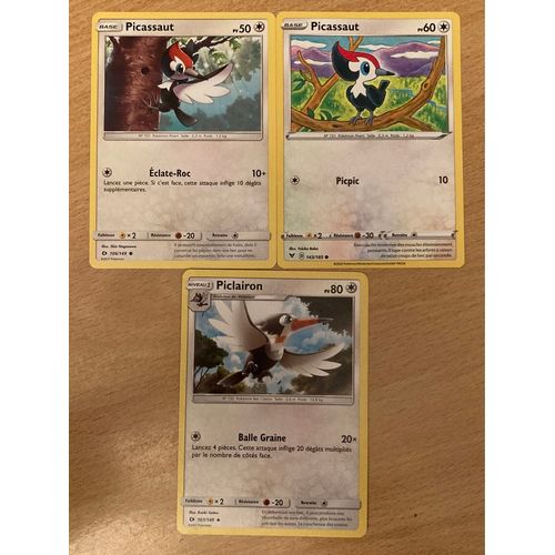 (3181) 2x Picassaut + Piclairon (Pokemon)