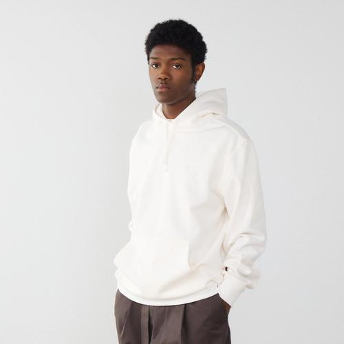 Hoodie Embroidered Logo Beige