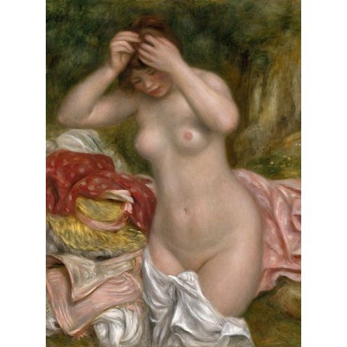 Auguste Renoir : Baigneuse Arrangeant Ses Cheveux, 1893 - Puzzle 2000 Pièces