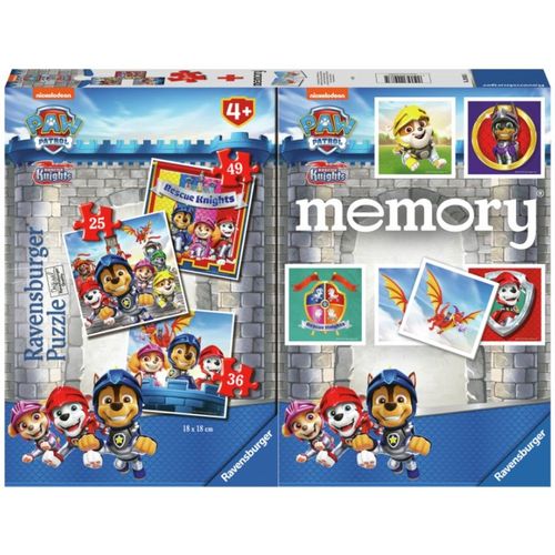 3 Puzzles - Memory - Pat Patrouille - 25, 36 Et 49 Pièces