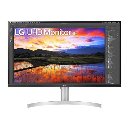 LG 32UN650P-W - Écran LED - 32' (31.5' visualisable) - 3840 x 2160 4K @ 60 Hz - IPS - 350 cd/m² - 1000:1 - HDR10 - 5 ms - 2xHDMI, DisplayPort - haut-parleurs