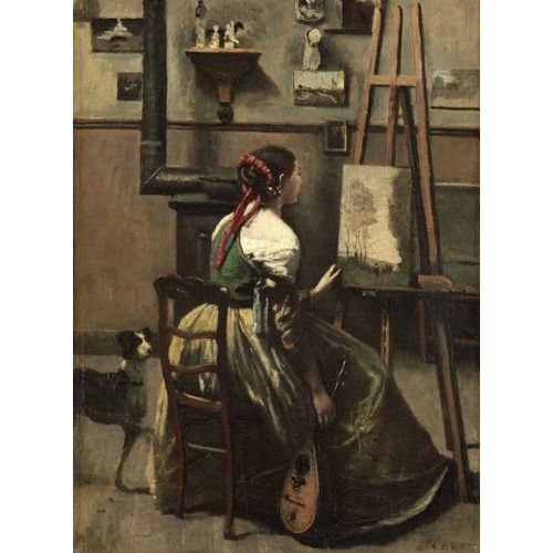 Jean-Baptiste-Camille Corot : Atelier De L'artiste, 1868 - Puzzle 2000 Pièces