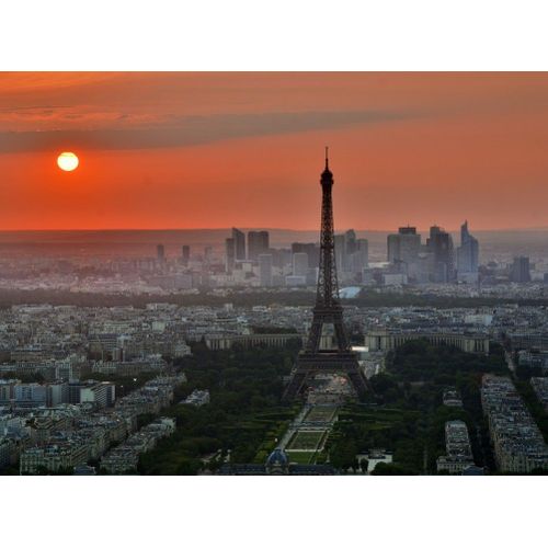 Coucher De Soleil Sur Paris - Puzzle 2000 Pièces