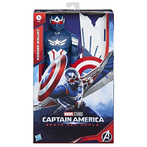 Hasbro Marvel Studios Captain America Brave New World Titan Hero Series Captain America Deluxe