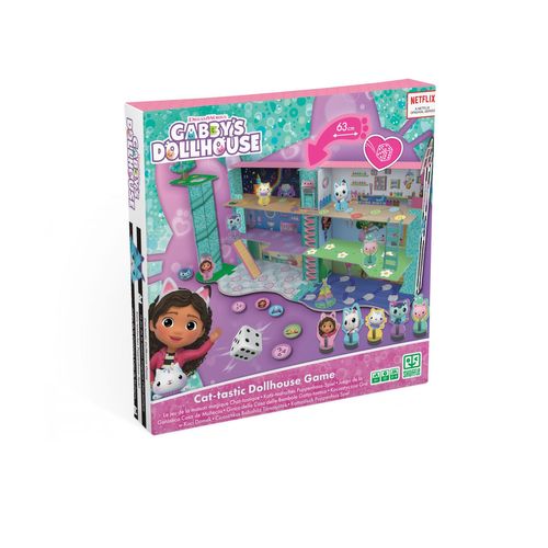 Jeu Enfants Le Jeu Chat' Tastique - Jeu De Plateau 3d Gabby Et La Maison Magique