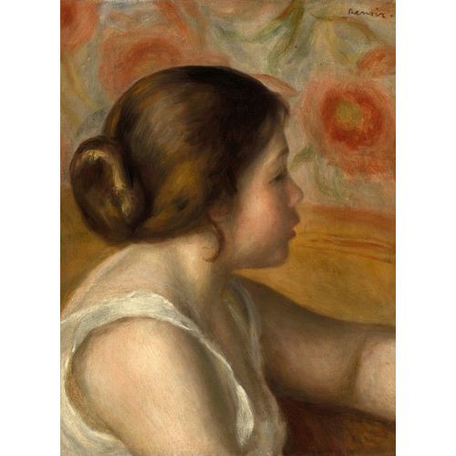 Auguste Renoir : Tête De Jeune Fille, 1890 - Puzzle 2000 Pièces