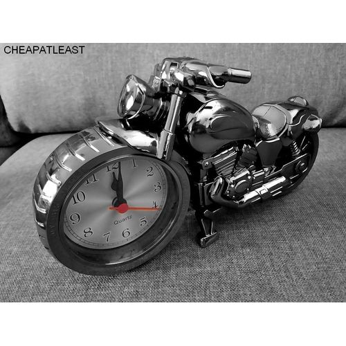 Horloge Réveil Moto Chopper Customs West Coast Harley Indian Idée Cadeau Biker Motard Déco Garage