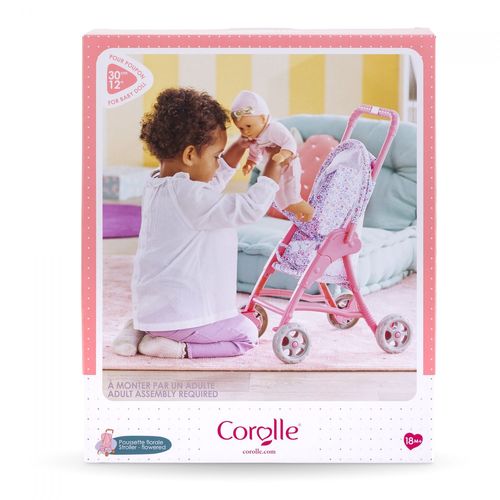 Mes Accessoires Poupons Corolle Bb30 Poussette Florale