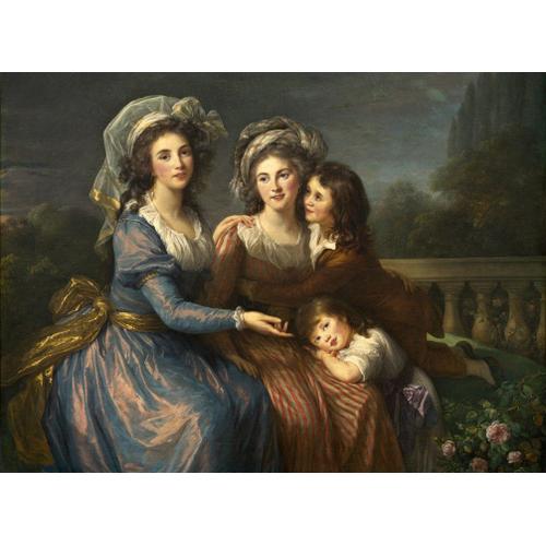 Louise-Élisabeth Vigee Le Brun : La Marquise De Pezay Et La Marquise De Rougé Avec Ses Fils Alexis E - Puzzle 2000 Pièces