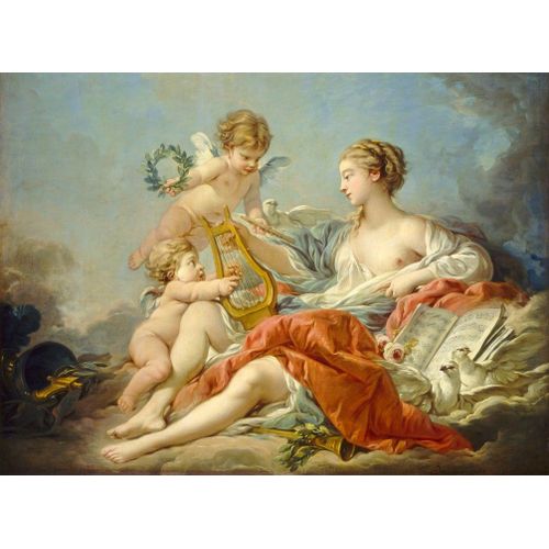 François Boucher : Allégorie De La Musique, 1764 - Puzzle 2000 Pièces