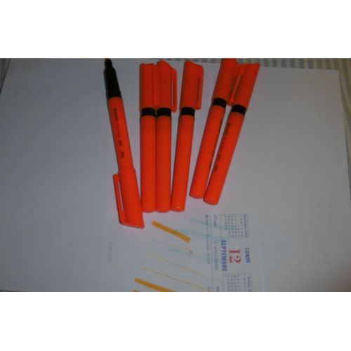 Surligneurs Fluo Pointe Biseautée Orange Reynolds 323103 Lot De 6