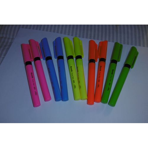 Surligneurs Fluo Pointe Moyenne Reynolds Lot De 10 Assorties