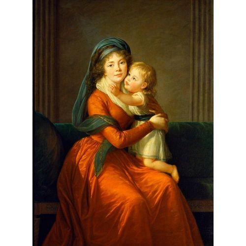 Louise-Élisabeth Vigee Le Brun : Princesse Alexandra Golitsyna Et Son Fils Piotr, 1794 - Puzzle 2000 Pièces