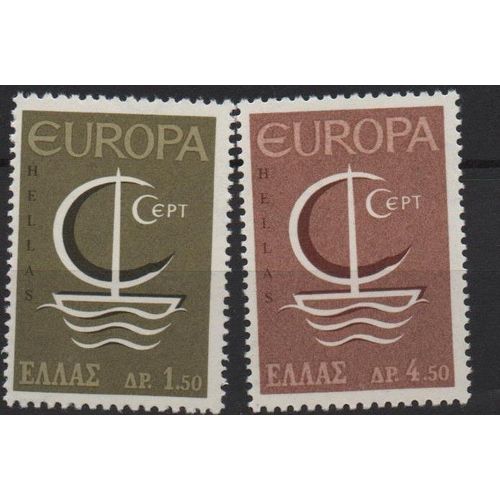 Grèce Timbres Europa 1966