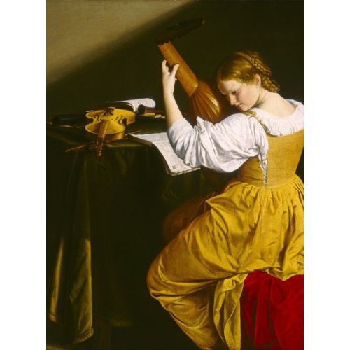 Orazio Gentileschi: La Joueuse De Luth, 1612/1620 - Puzzle 2000 Pièces