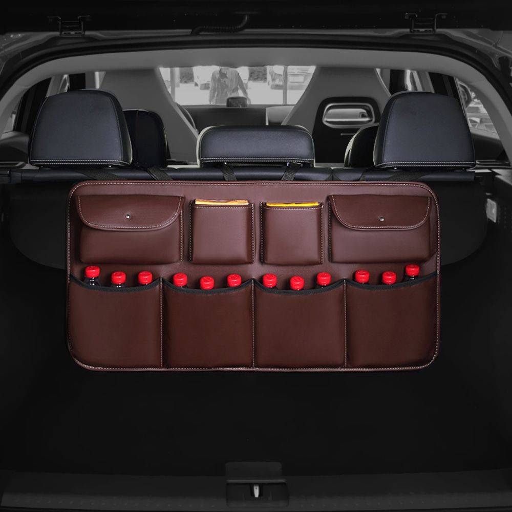 compatibles Sac de rangement pour siège arrière de voiture filets multiples  suspendus poche de rangement automatique organisateur de coffre de voiture