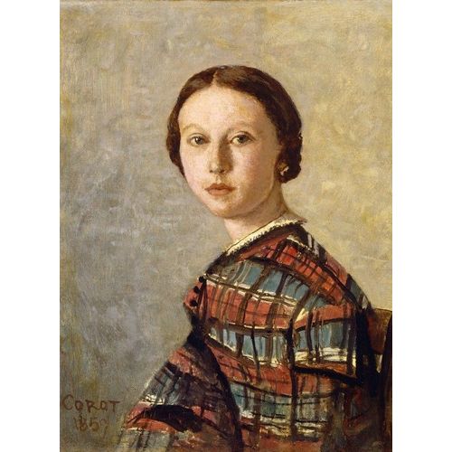 Jean-Baptiste-Camille Corot : Portrait De Jeune Fille, 1859 - Puzzle 2000 Pièces