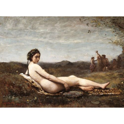 Jean-Baptiste-Camille Corot : Repose, 1860 - Puzzle 2000 Pièces