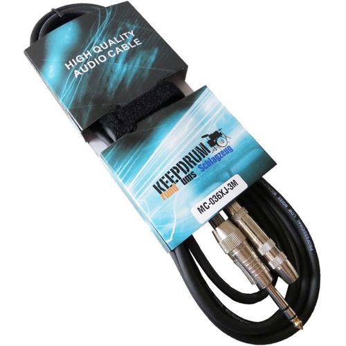 Câble jack stéréo M/F 3 m 6,3 mm