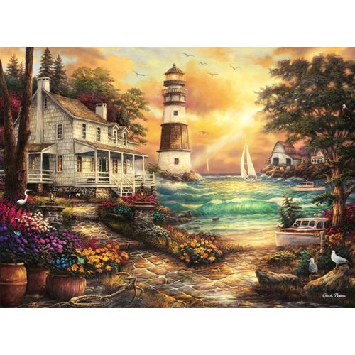 Chuck Pinson - Cottage By The Sea - Puzzle 2000 Pièces