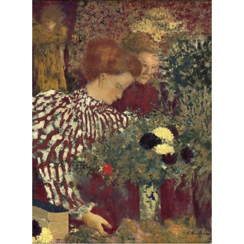 Edouard Vuillard : Femme Dans Une Robe Rayée, 1895 - Puzzle 2000 Pièces