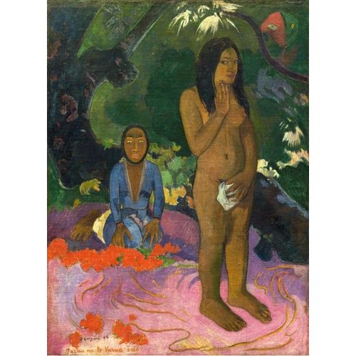Paul Gauguin : Parau Na Te Varua Ino (Mots Du Diable), 1892 - Puzzle 2000 Pièces