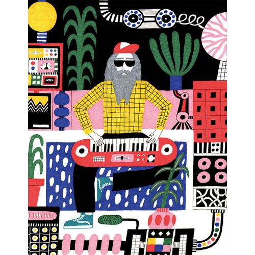 Le Musicien Barbu - Puzzle 500 Pièces