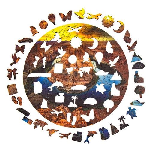 Puzzle En Bois - Le Grand Canyon - 204 Pièces