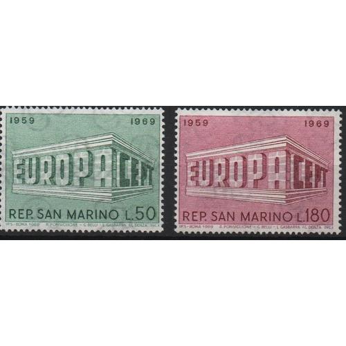 Saint-Marin Timbres Europa 1969-1970