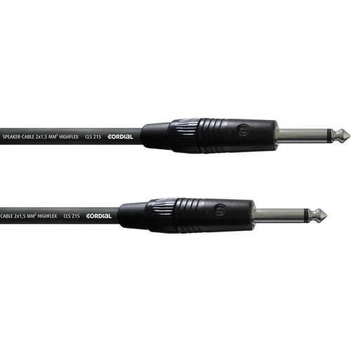 CORDIAL CABLES Câble h.p. jack 5 m CÂBLES HAUT-PARLEUR Select Jack