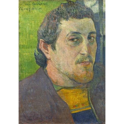 Paul Gauguin : Autoportrait Dédicacé À Carrière, 1888-1889 - Puzzle 1000 Pièces