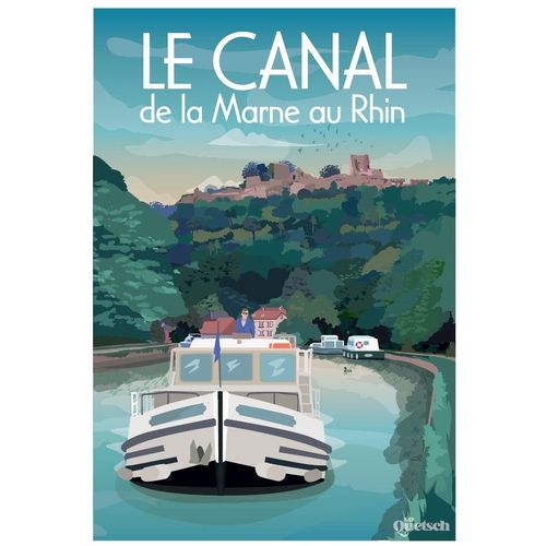 Le Canal De La Marne Au Rhin, France - Puzzle 1000 Pièces