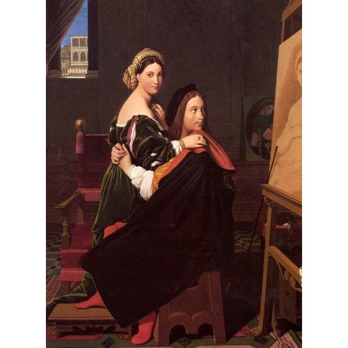 Jean-Auguste-Dominique Ingres : Raphaël Et La Fornarina, 1814 - Puzzle 2000 Pièces