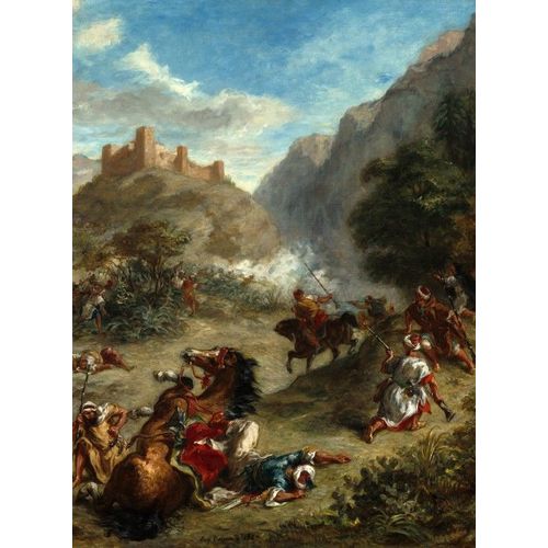 Eugène Delacroix : Arabes Tiraillés Dans Les Montagnes - Puzzle 2000 Pièces