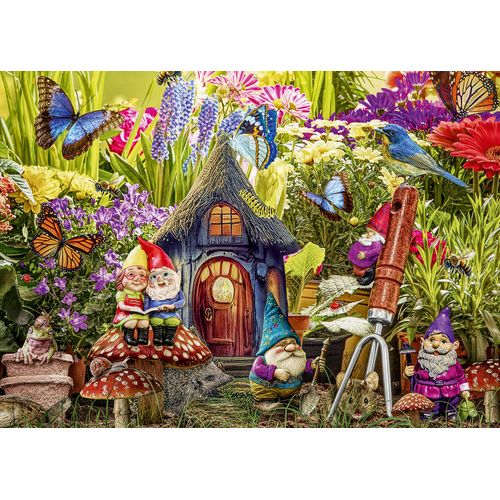 Le Jardin Des Gnomes - Puzzle 1000 Pièces
