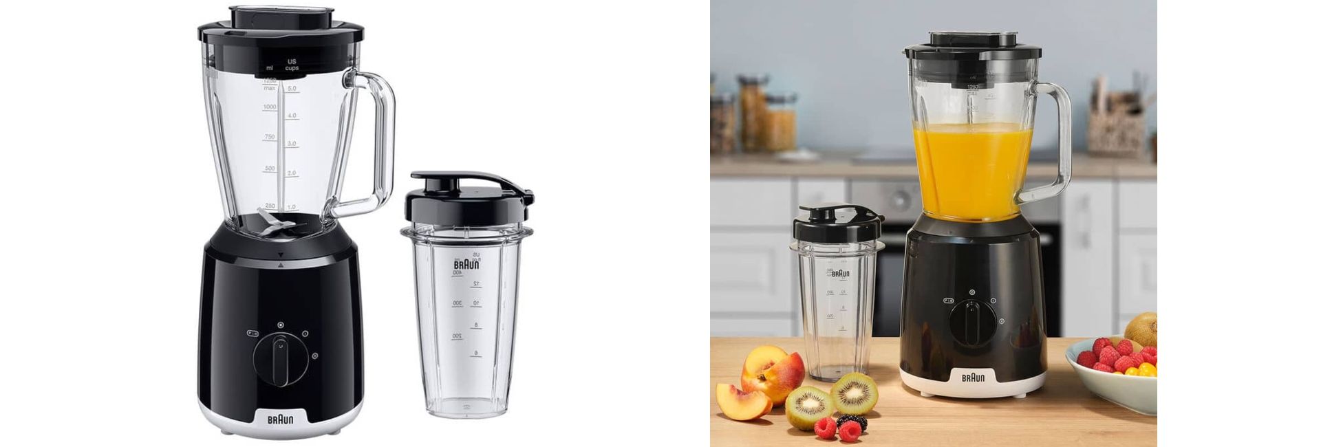 Blender Braun PowerBlend 1 JB1051BK Noir image 1 | Rakuten