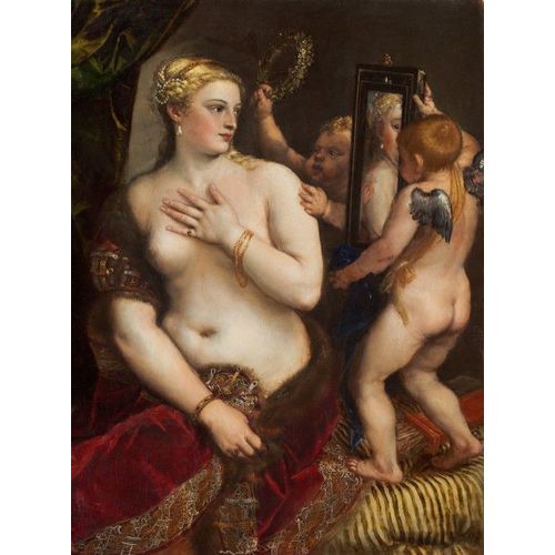 Titien : Vénus Au Miroir - Puzzle 2000 Pièces