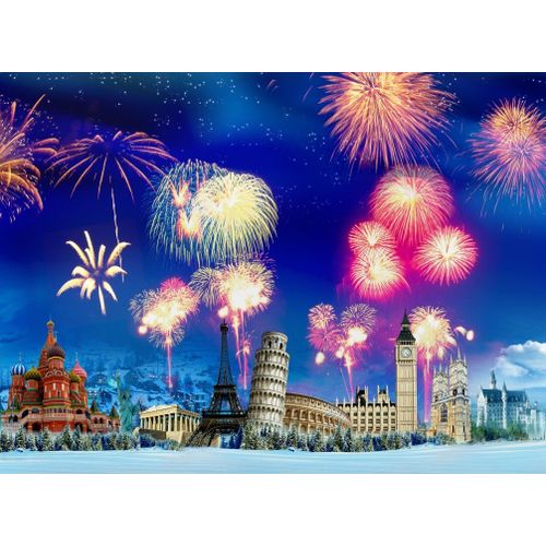 Nouvel An Autour Du Monde - Puzzle 2000 Pièces