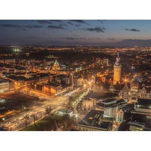 Deutschland Edition - Skyline, Leipzig, Allemagne - Puzzle 2000 Pièces