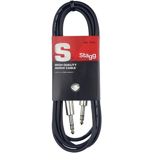 SAC1PS DL Câble d'instrument Jack-Jack 1 m Noir