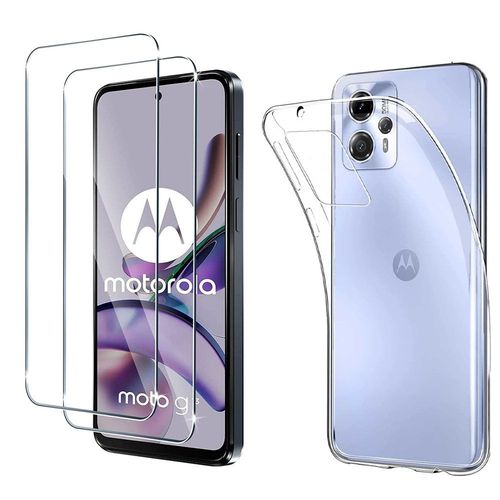 Protection Intégrale 360 Degres Motorola Moto G13 / G23 / G53 4g : Coque Gel De Protection En Tpu Invisible Arrière Transparente Et Protection Écran Classique Motorola Moto G13 / G23 / G53 4g - Accessoires Pochette Case