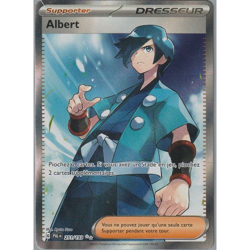 Carte Pokémon - Albert - 251/193 - Secrète-Rare Full Art - Ev2 Evolutions À Paldea