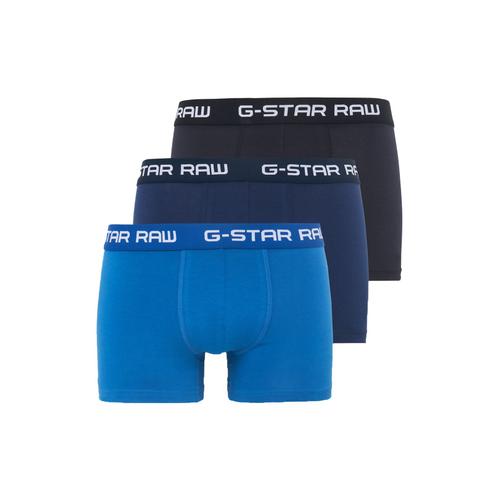 G-Star Raw Shorts Pour Hommes 3-Pack - Classic Trunk, Taille Logo Vert/Gris L (Large)