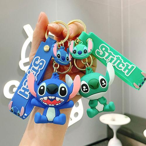 Stitch Porte-clés - Lilo et Stitch Porte-clés Action Figure Voiture  Porte-clés Mignon Personnage de Dessin Animé Pendentif Modèle Poupée  Enfants Jouet Sac Pendentif Enfants Mini Figure Clé Pendentif