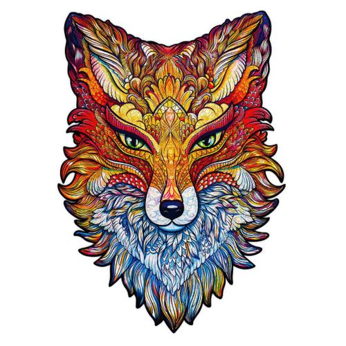 Puzzle En Bois 700 Pcs Fiery Fox Taille Royale 41x60 Cm Unidragon