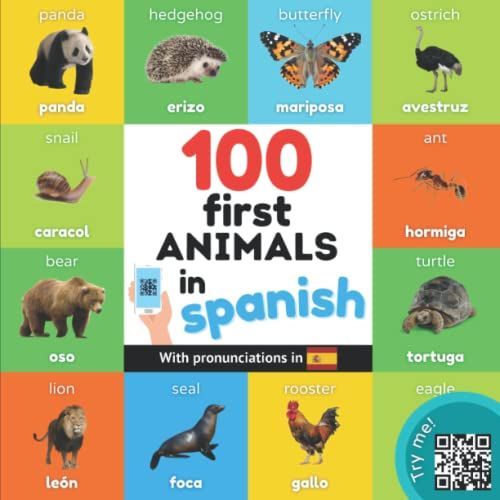 100 First Animals In Spanish