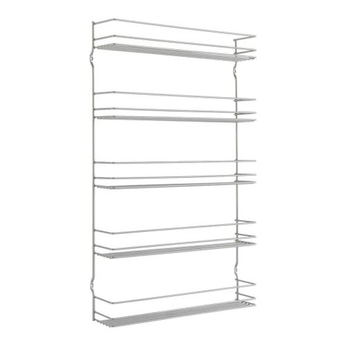 Étagère À Épices Murale À 5 Niveaux Pepito Argenté Metaltex