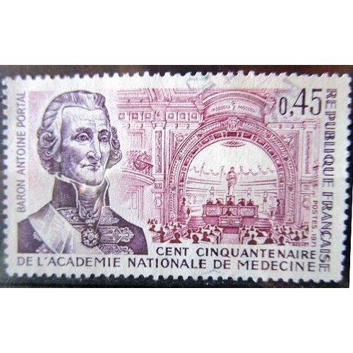 1971. F1699: Sesquicentenaire De L'académie Nationale De Médecine.