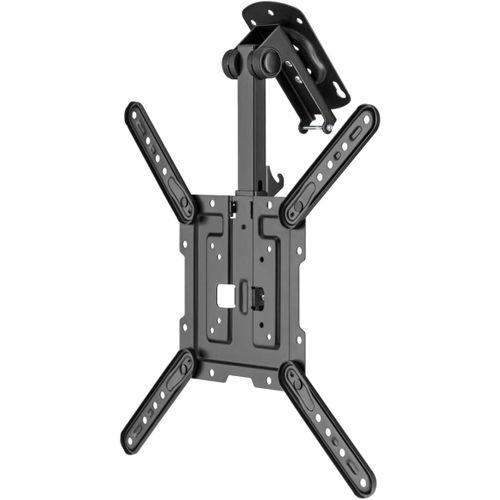 Support de plafond pliable en aluminium pour TV, entièrement mobile, 58-140 cm